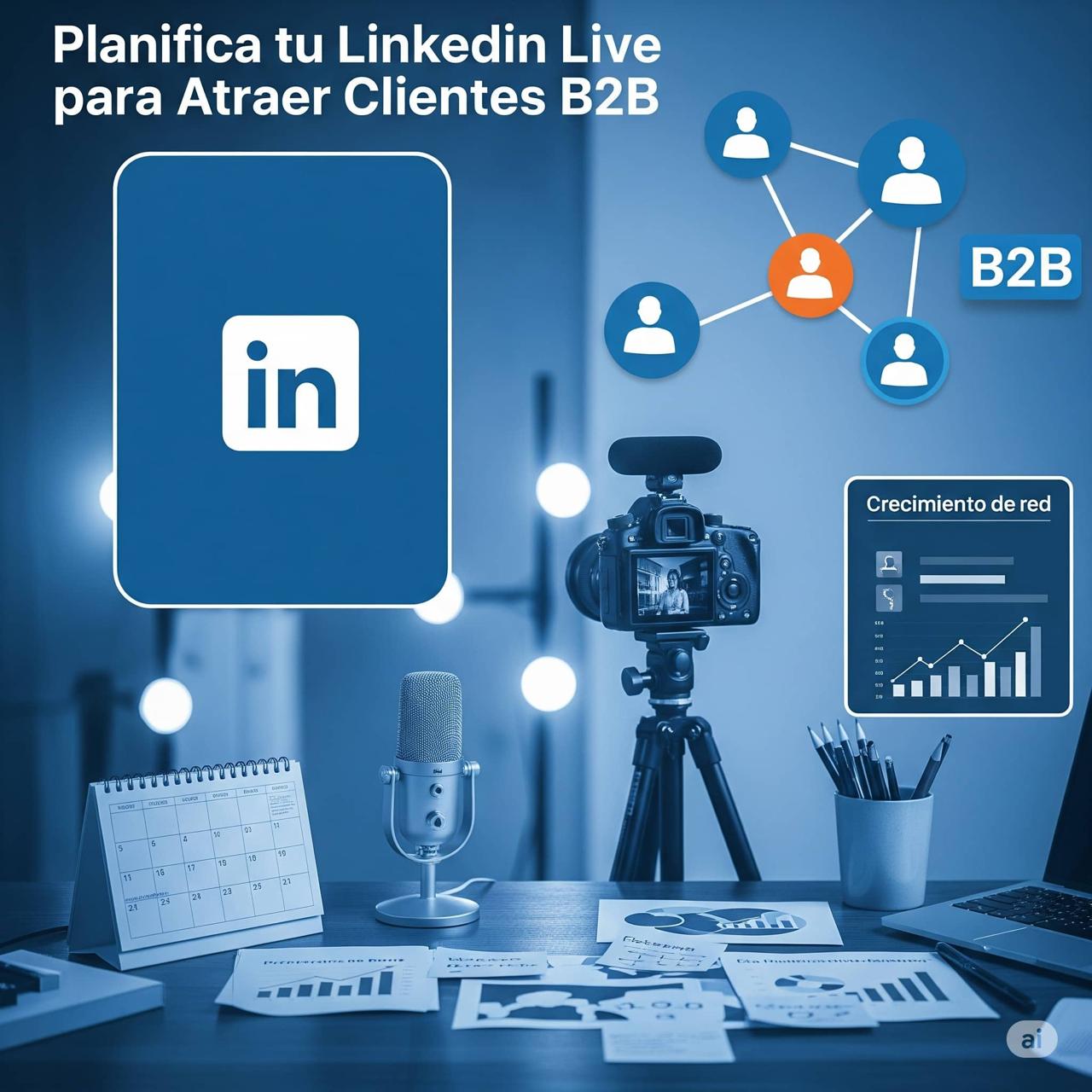 Planifica tu LinkedIn Live para Atraer Clientes B2B