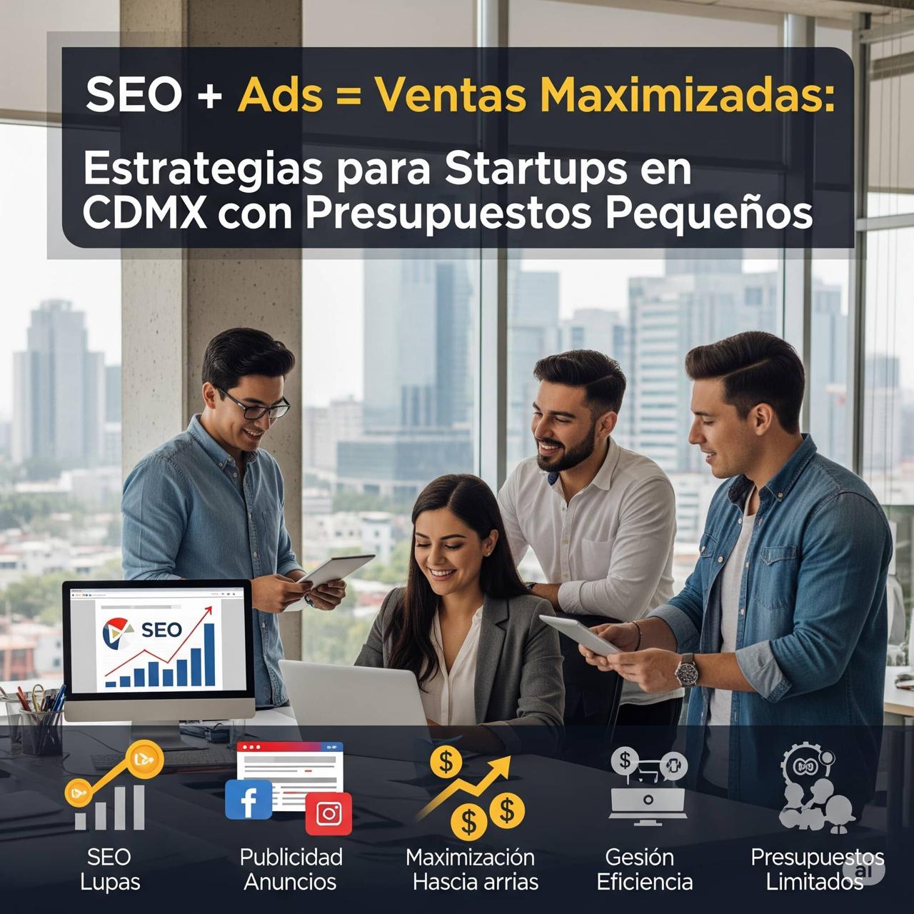 SEO + Ads = Ventas Maximizadas Estrategias para Startups en CDMX con Presupuestos Pequeños